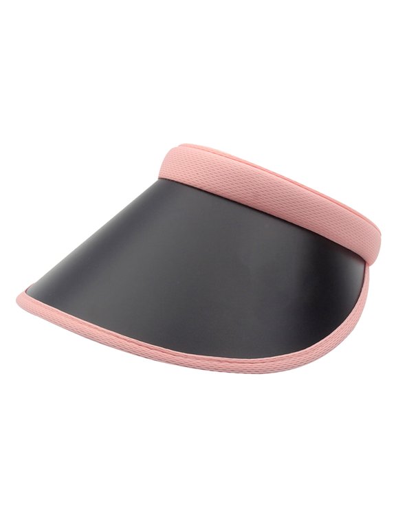 Stylish Hats Adult Fashion Unisex Solid Color Sun Protection Topless Peaked Visor Cap