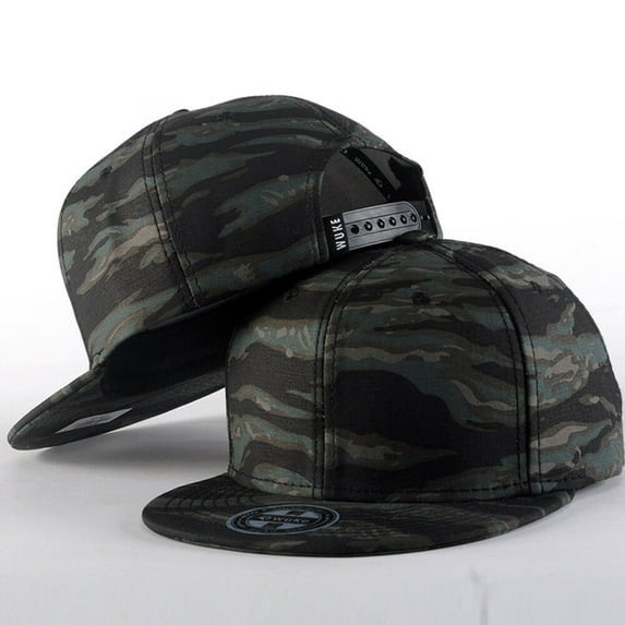DOPI Stylish Hats Men Women Baseball Camouflage Cap Snapback Hat Hip-Hop Adjustable