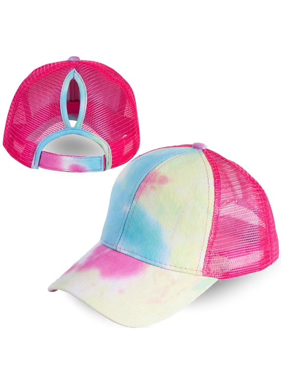 Stylish Hats Tie-Dye Cap Breathable Sports Cap Summer Cap Male Outdoor Mesh