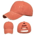 thumbnail image 1 of DOPI Stylish Hats Unisex Men Women Solid Color Sun Hat Adjustable Baseball Cap Hip Hop Hat, 1 of 5