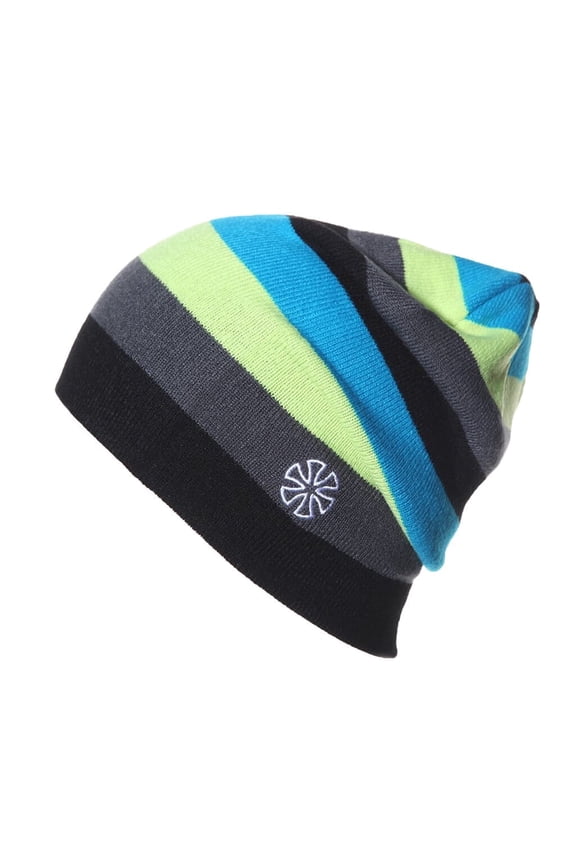 Stylish Hats Winter Mens Ladies Ice Cap Rainbow Ski Hat Double Knit Warm Ski Hat