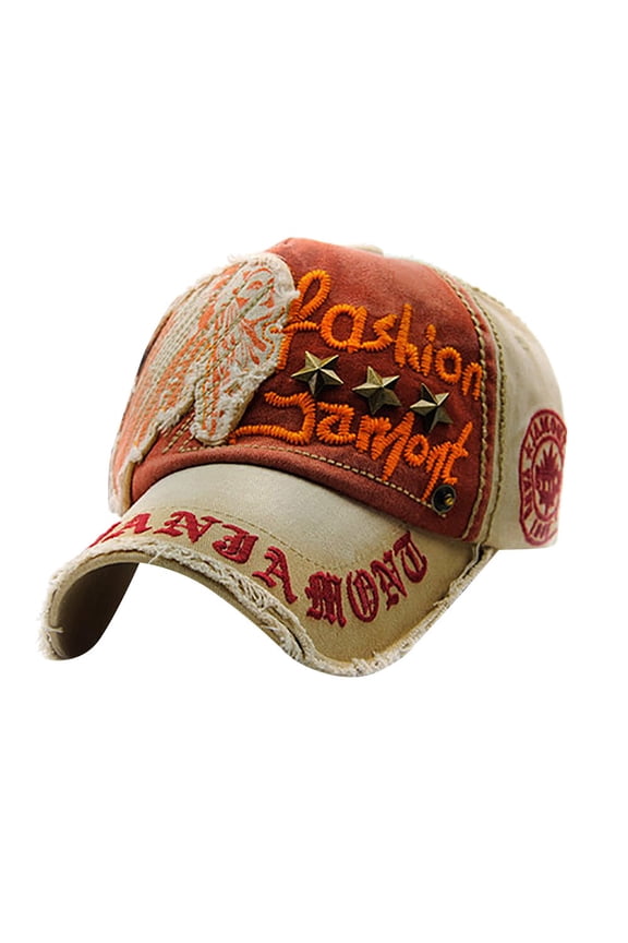 Stylish Hats Women Embroidered Flower Denim Cap Fashion Baseball Cap Topee