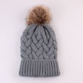 thumbnail image 1 of DOPI Stylish Hats Women Fashion Keep Warm Winter Hats Knitted Wool Hemming Hat, 1 of 5