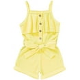 thumbnail image 1 of DOPI Toddler Girl Clothes Baby Summer Sleeveless Clothing Cute Halter Romper One-piece Jumpsuit Summer Clothes Set 1-5T, 1 of 9