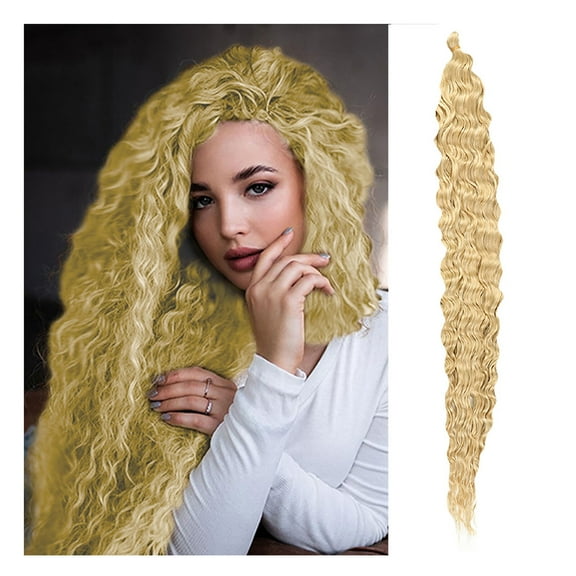 DOPI Wig Hair Bundles Brazilian Hair Weave Bundles Natural Black Color Wavy Hair(2Pack)