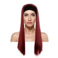 thumbnail image 1 of DOPI Wig headgear hairband wig headdress women's headband long straight hair wig chem, 1 of 1