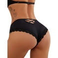 thumbnail image 1 of DOPI Women Floral Lace Underwear Criss Cross Seamless Bikini Panty Brief, 1 of 4
