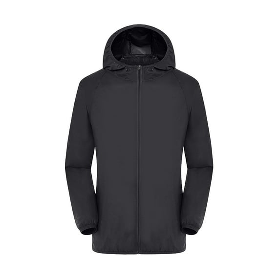 DOPI Women's Thin Jacket Sports Easy Storage Sun Protection Jacket Hooded Tops