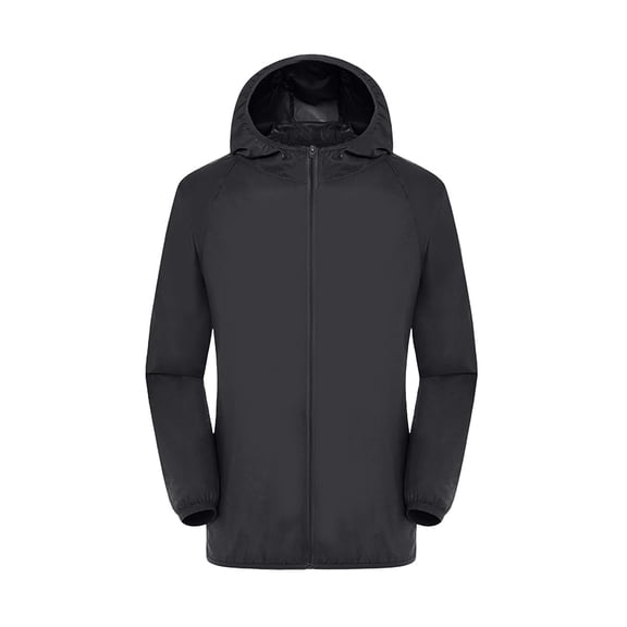 DOPI Women's Thin Jacket Sports Easy Storage Sun Protection Jacket Hooded Tops