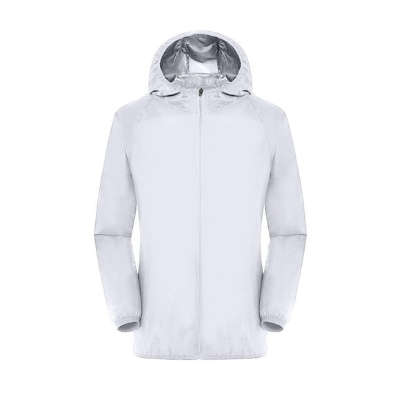 DOPI Women's Thin Jacket Sports Easy Storage Sun Protection Jacket Hooded Tops
