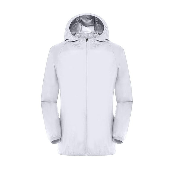 DOPI Women's Thin Jacket Sports Easy Storage Sun Protection Jacket Hooded Tops