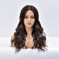 thumbnail image 1 of DOPI Women's Wigs, Medium Parted Long Curly Hair, Dyed Gradient Wigs For Women, 1 of 5