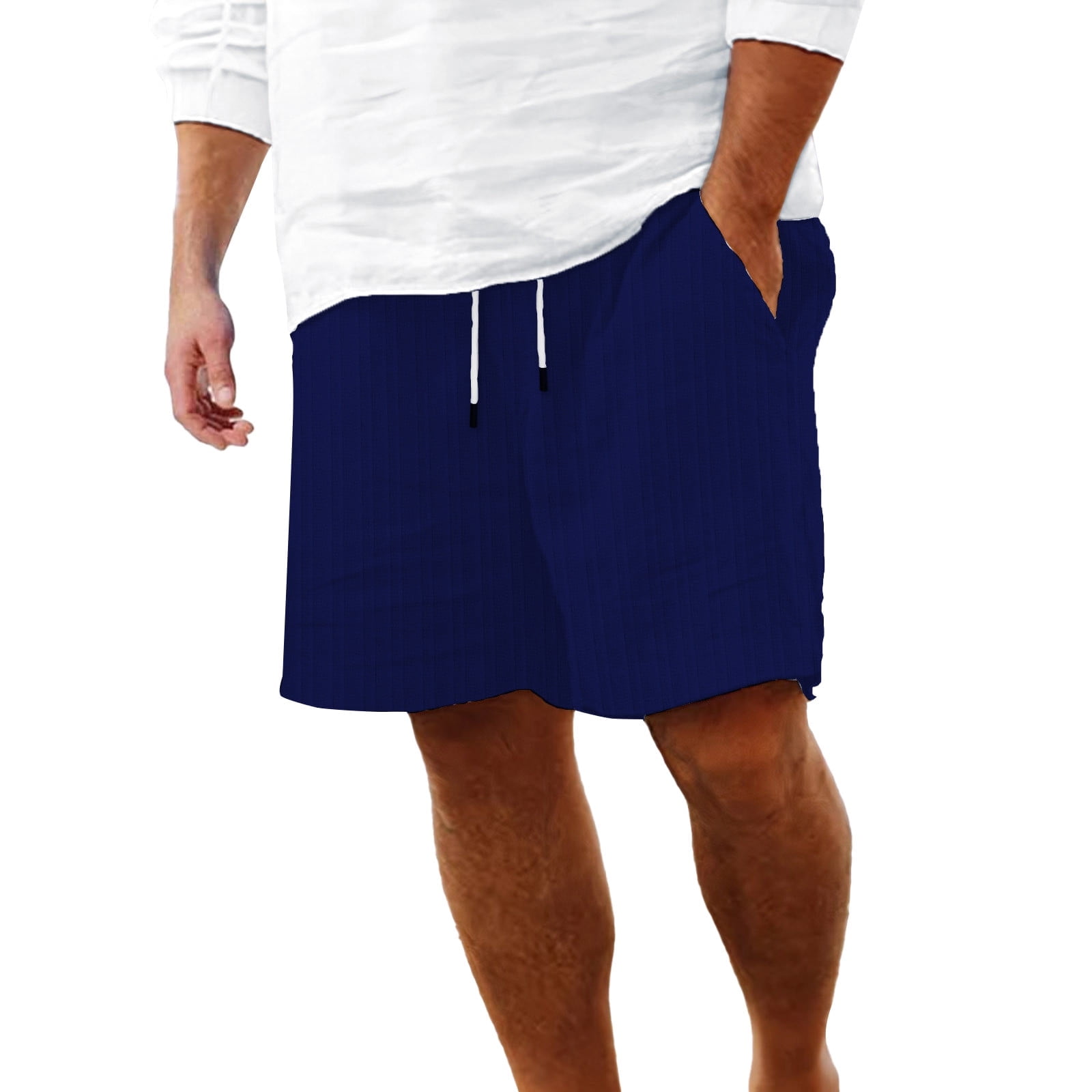 DOPRISIC Clearance 2024 Deals Of The Day Mens Shorts 9 Inch Inseam