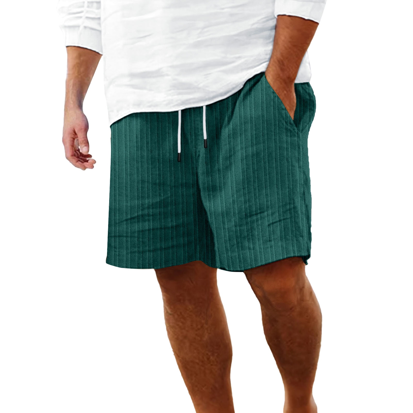 DOPRISIC The Day on Clearance Deals Ice Silk Stretch Shorts 4x Shorts Shorts For Skate Mens Hoochie Daddy Shorts Mens Slim Fit Shorts 9 Inseam Stretch Chino Short Pants Camisas De