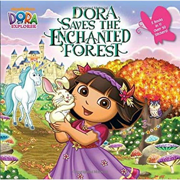 Pre-Owned Dora Saves the Enchanted Forest/Dora Saves Crystal Kingdom (Dora the Explorer) (Pictureback(R)) (Paperback) 0449814505 9780449814505