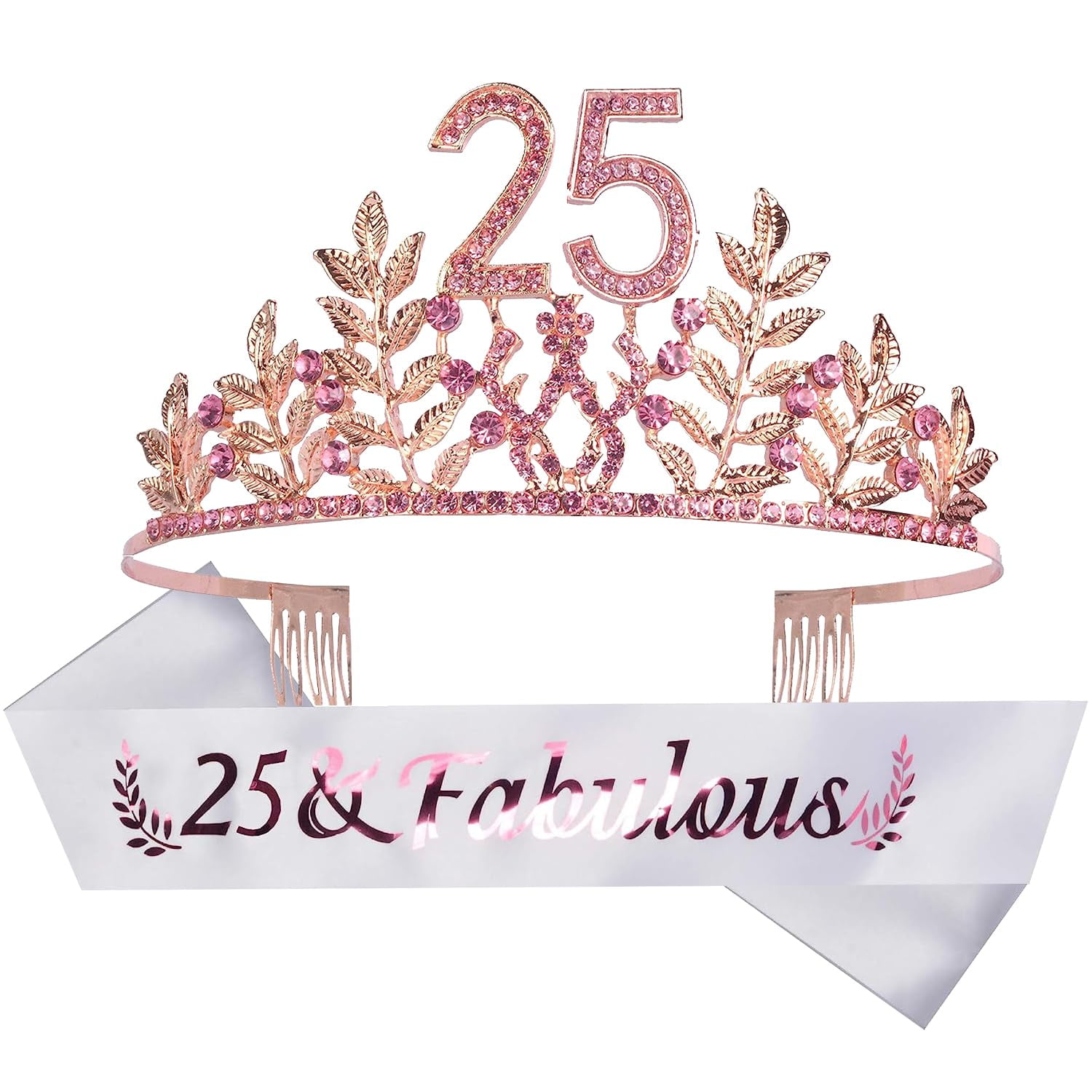 25th sale birthday crown