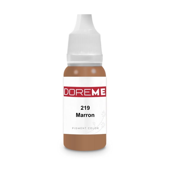 DOREME Permanent Makeup Pigment Ink Color Tattoo Micro Cosmetic Micropigmention - MARRON