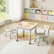 DOREROOM Kids Table and 2 Chairs Set - rated 4.5 stars from 598 reviews