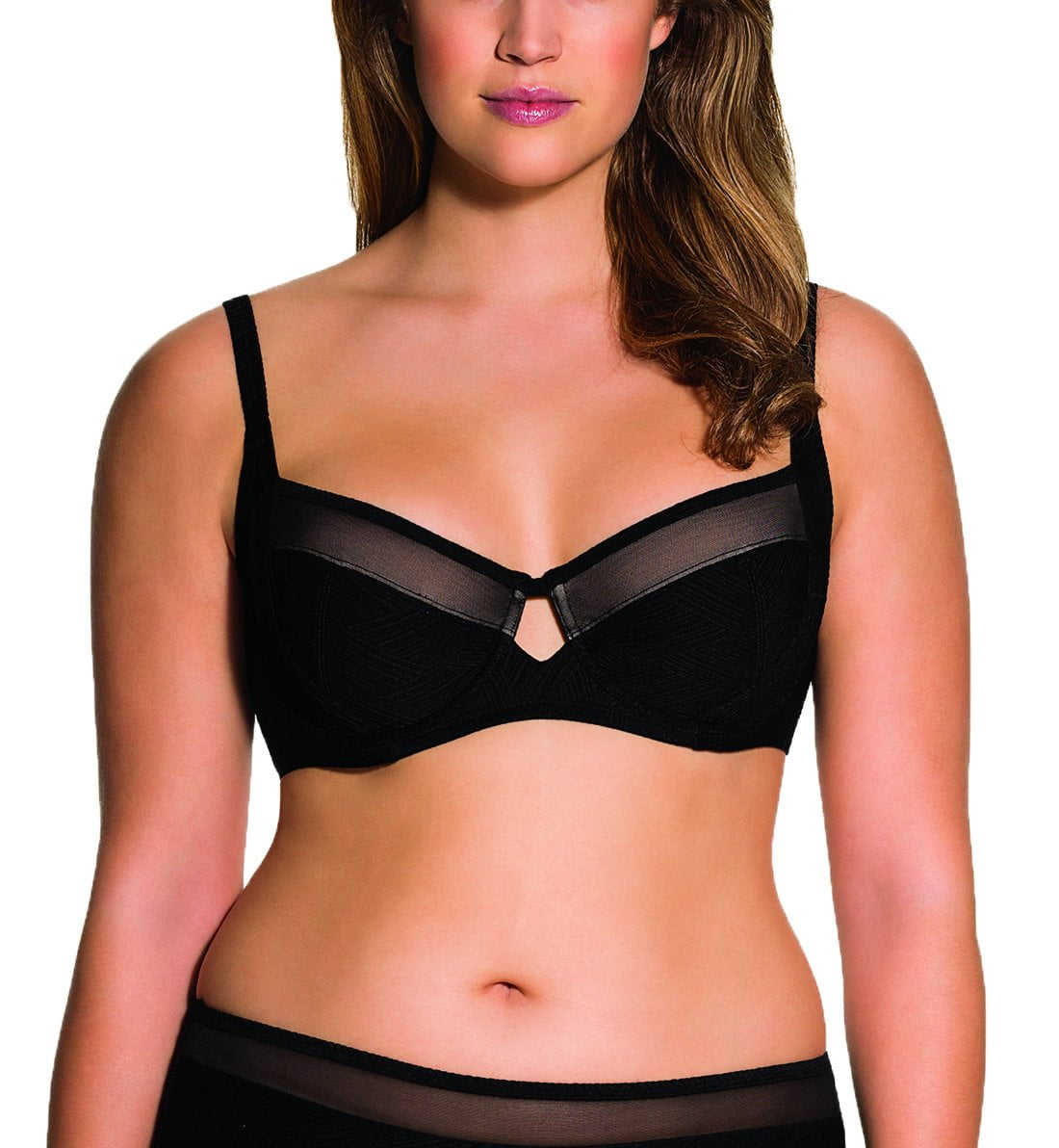 DORINA Curves Seychelles Bikini Top (D00259T),34DD,Black -