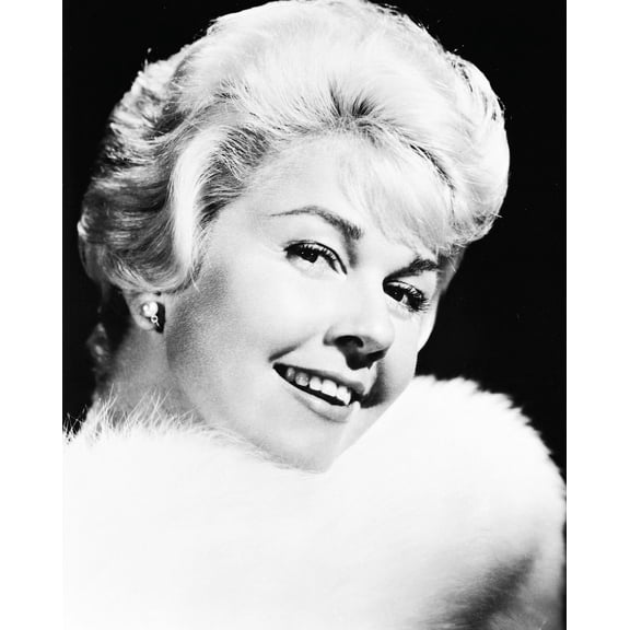 DORIS DAY B&W 24X36 Poster THAT TOUCH OF MINK SMILING