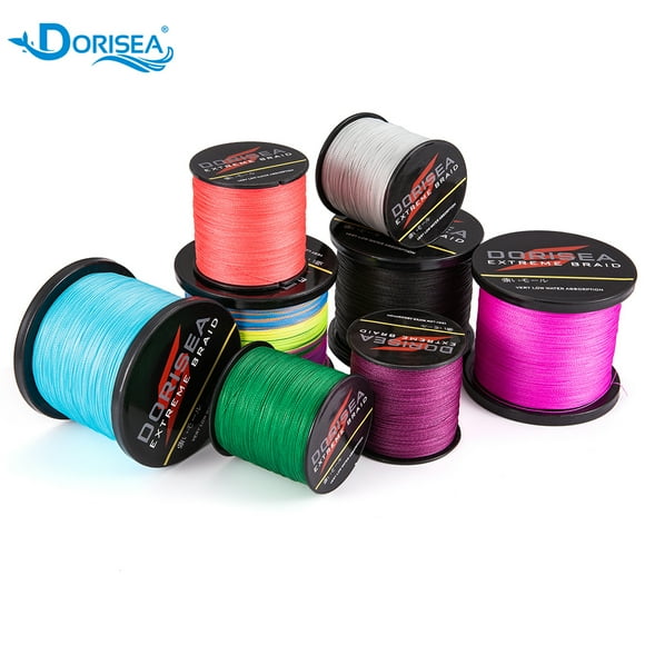 DORISEA Extreme Braided Fishing Lines - Abrasion Resistant Braided Lines – Incredible Superline – Zero Stretch – Smaller Diameter – A Must-Have!