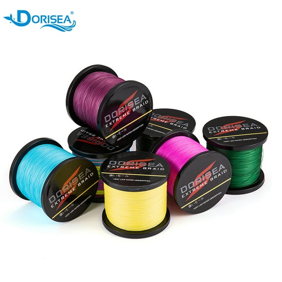 DORISEA Extreme Braided Fishing Lines - Abrasion Resistant Braided Lines – Incredible Superline – Zero Stretch – Smaller Diameter – A Must-Have!