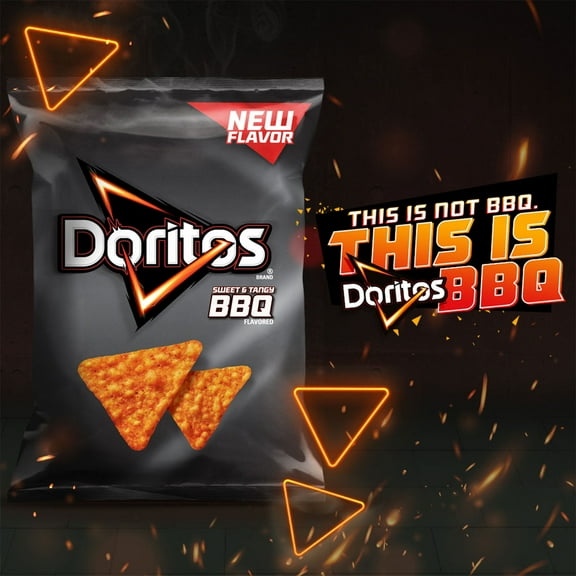 DORITOS SWEET & TANGY BBQ 9.25 Oz (Pack of 2).