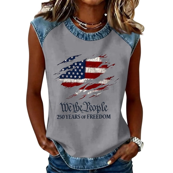 DORKASM 250th Anniversary Usa Tank Tops Sleeveless Patriotic Red White ...