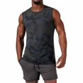 thumbnail image 1 of DORKASM Men's Camo Print Sleeveless Workout Tank Top Quick Dry Gym Muscle Shirt Athletic Tee Black XL, 1 of 4