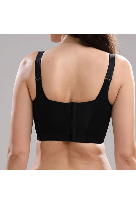 Wireless Bra Pack Comfort Wirefree Breathable Soft No Padded Seamless T Shirt Bras for Women Black 42F