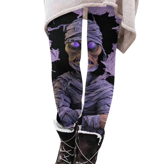 DORKASM Womens Halloween Leggings High Waist Slim Fit Pumpkin Yoga Pants Ghost Graphic Spider Leggings Spider Web Trendy Fall Trousers Light pink S