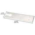 thumbnail image 1 of DORMA BTS7410CPPS kaba  Polished Stainless BTS80 Series Cover Plate, 1 of 3