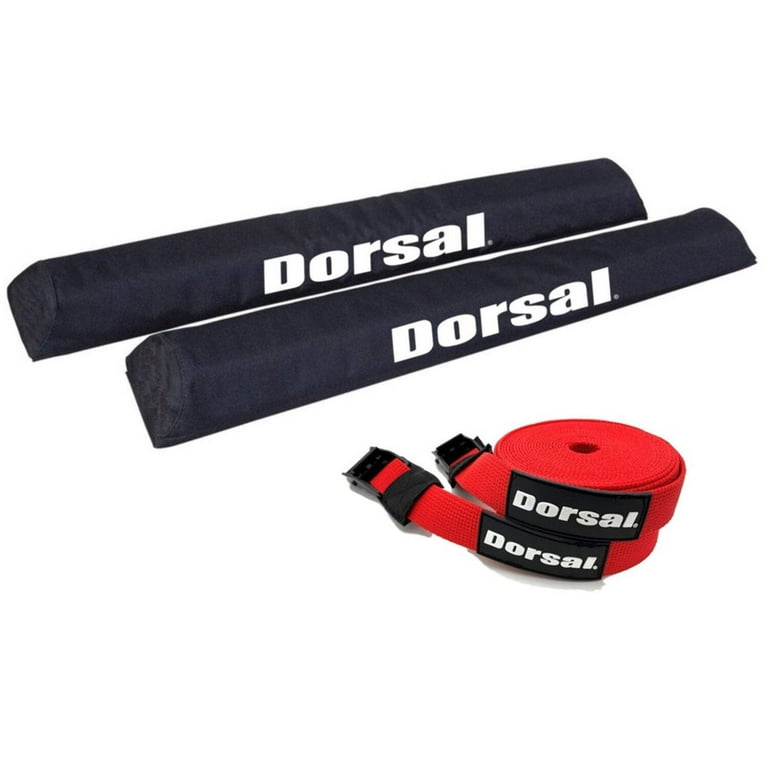 DORSAL Aero Roof Rack Pads with 15 ft Surf Straps Pack of 4 for Car Surfboard Kayak SUP Long Walmart