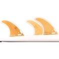 thumbnail image 1 of DORSAL Surfboard Fins Thruster 3 Set FCS Compatible Bamboo Medium Fiberglass with Bamboo Hexcore, 1 of 4