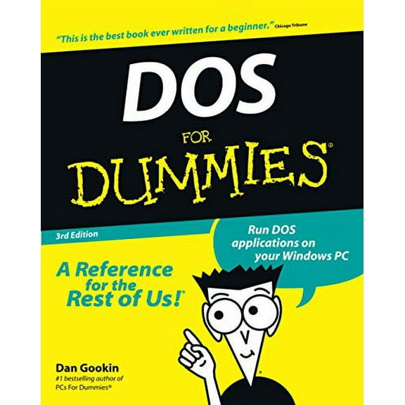 Pre-Owned DOS For Dummies 3e (Paperback) 0764503618 9780764503610