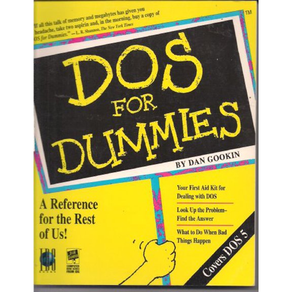 Pre-Owned DOS for Dummies, 9781878058256, 1878058258, Paperback,
