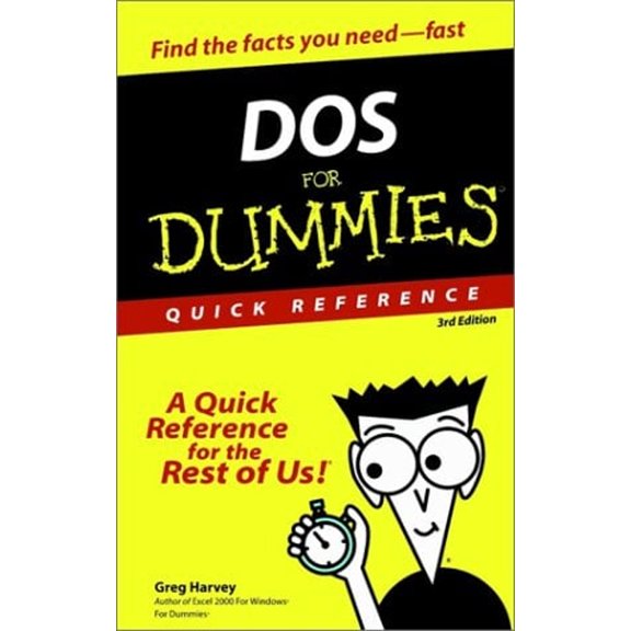 Pre-Owned DOS For DummiesÂ® Quick Reference Paperback