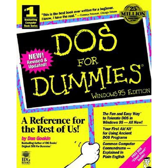 Pre-Owned DOS For Dummies Windows 95 Edition (Paperback) 1568846460 9781568846460
