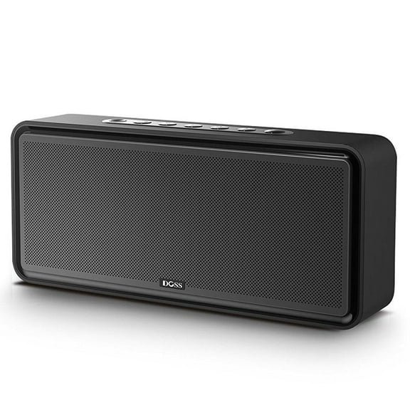 DOSS Portable Bluetooth Speaker, Black, XL 32W