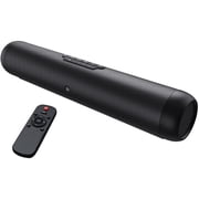 DOSS Sound Bar for TV with Dual Subwoofers, HD 3D Stereo Speaker and Midrange Drivers, Wired & Wireless Bluetooth 5.0, Three Sound Modes, Muti-Connections, Remote Control, Speaker for TV