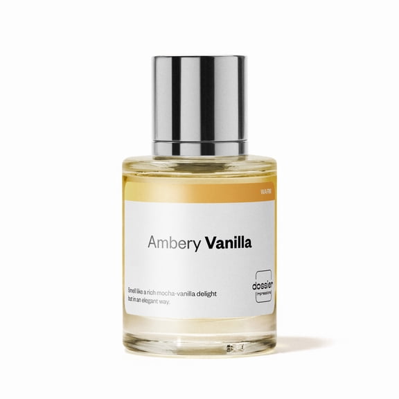 Dossier Ambery Vanilla Perfume - Inspired by YSL's Black Opium, Vegan and Cruelty-Free, 1.7 oz