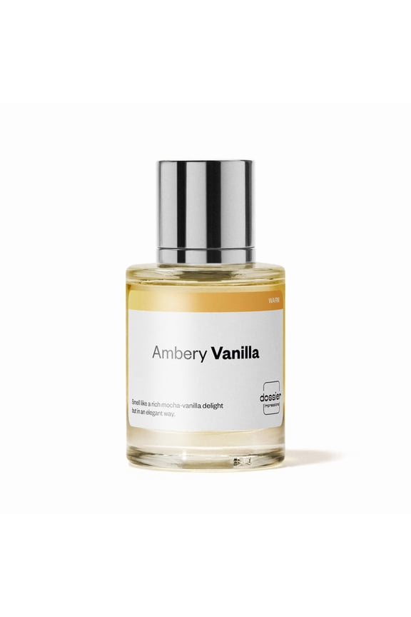 Ambery Vanilla Perfume - Inspired by YSL's Black Opium, Vegan and Cruelty-Free, 1.7 oz