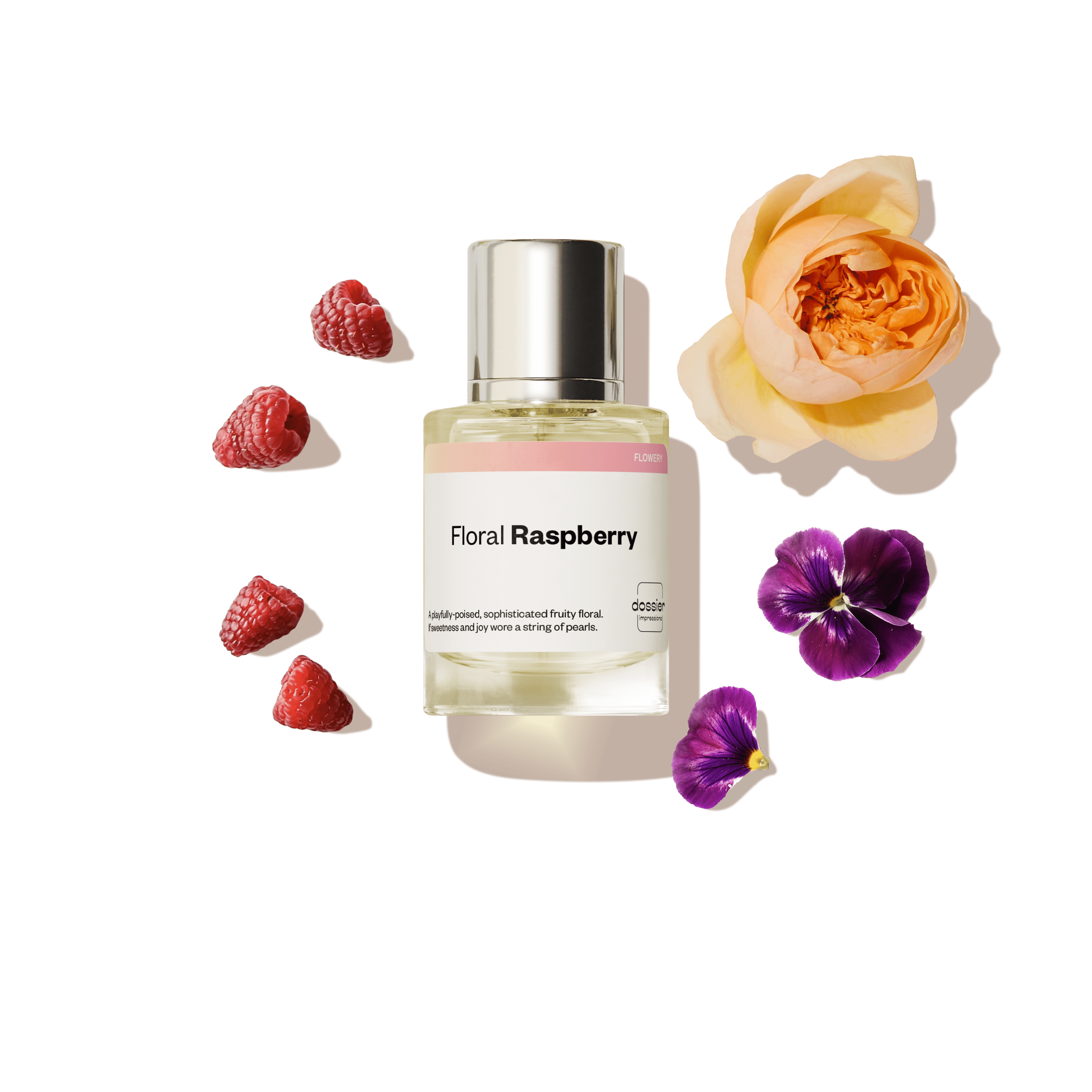 Dossier Floral Raspberry Eau De Toilette 1.7 Oz