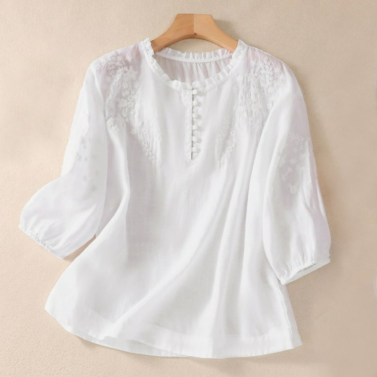 Chiffon Lantern Sleeve Embroidery Lace Blouses Chiffon Lantern Sleeve Embroidery Lace Blouses