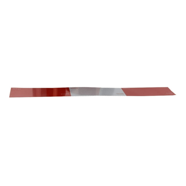 DOT Approved Reflective Safety Tape 18 X 2" Red/Silver Conspicuity Tape