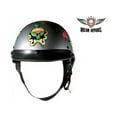 thumbnail image 1 of DOT Approved Silver Rose Motorcycle Helmet - 2XL, 1 of 1