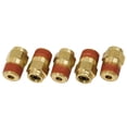 thumbnail image 1 of DOT Brass Push to Connect Fitting, Air Brake Connector - Male Straight 3/8" Tube OD x 3/8" NPT (5 Pack), 1 of 5