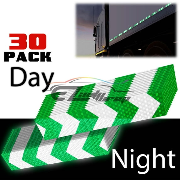 DOT-C2 Conspicuity Arrow Reflective Tape Strip 1 Foot Safety Warning Trailer RV