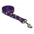 thumbnail image 1 of DOT - ORCHID-CHOCOLATE-L 6 ft. Dot Dog Leash, Orchid & Chocolate - Large, 1 of 1