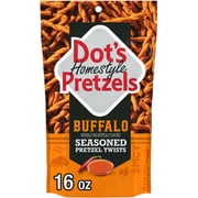 Dot's Homestyle Pretzels Buffalo Flavored Seasoned Pretzel Twists, Bag 16 Oz